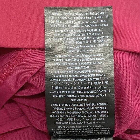 MARCIANO LADY LIKE SCUBA DRESS IN BLUSHING BERRY COLOR - STYLE O2G8016331Z - M - Picture 10 of 10